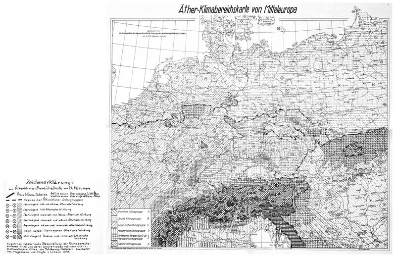 shows the etheric climate map by Ernst Hagemann included in his main work Vom Wesen des Lebendigen (1963). Another included Schema is Schema FMC00.196B.